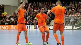 Highlights zaalvoetbalteamHongarije 63 06012014 [upl. by Ylloj154]