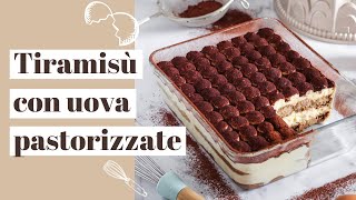 Tiramisù  Ricetta originale versione con savoiardi uova pastorizzate e panna [upl. by Gredel]