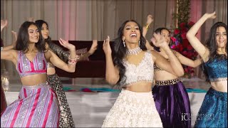 ANISHA WEDDING BOLLYWOOD Performance Ghagra Khwab Dekhe Chikni Chameli ShararaTip Tip Sheila [upl. by Nettirb]