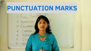 Punctuation Marks  Tips to improve writing skills [upl. by Kealey]