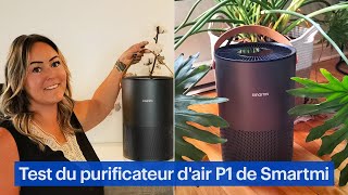 Test du purificateur dair P1 de Smartmi avec filtre HEPA [upl. by Agnella785]