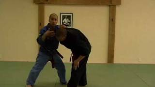 CASA DE KENPO  ORANGE BELT  THRUSTING PRONGS [upl. by Suoicerp]