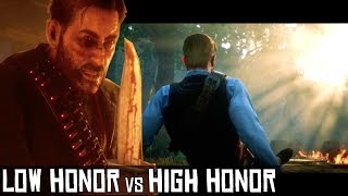 Red Dead Redemption 2  ALL 4 ENDINGS Low amp High Honor Ending [upl. by Hunt930]