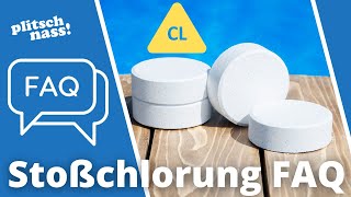 Wie oft eine Pool Schockchlorung machen Pool Stoßchlorung FAQ [upl. by Ykvir]