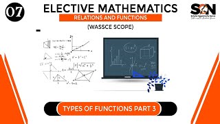 Types Of Functions Part 3 Relations and Functions SON [upl. by Baskett]