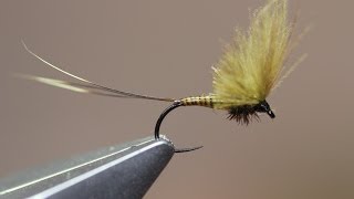 BWO Upright CDC wing SMHAEN STYLE dry fly [upl. by Einwat100]