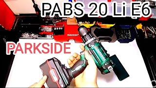 Parkside PABS 20 Li E6 Cordless drillEnglish Subtitles  parkside lidltoolscordlessdrill [upl. by Enomes]