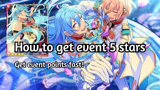 How to get event 5 Stars cards in enstars Get event points FAST [upl. by Yasdnyl26]