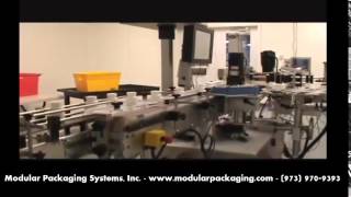 Tablet Packaging Line Model 4810 Slat Filler [upl. by Itsa]