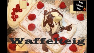 Waffelteig 11 einfaches Rezept für einen Grundteig der immer gelingt [upl. by Lissi340]