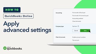 How to set up your advanced settings in QuickBooks Online [upl. by Pentha]