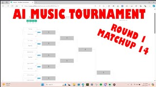 Round 1 Matchup 14  AI Music Viewer Voted Tournament [upl. by Warton]