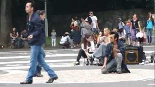 Rockabillies dancing in Yoyogi park [upl. by Moses]