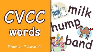 CVCC Words  Phonics Phase 4  Segmenting amp Blending [upl. by Talbert]