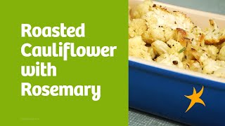 DaVita Eats Roasted Cauliflower with Rosemary [upl. by Nnaid]