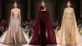 Elie Saab Haute Couture Show Paris Fall Winter 20242025 [upl. by Cedar]