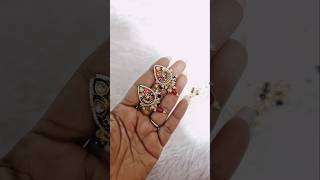 DIY Cutest Earings Tutorial 😱youtubeshorts shorts diy CrafterAditi PaintellectualPriyA [upl. by Inaffyt773]