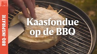 Kaasfondue op de BBQ  Grillhacks [upl. by Ahsok]