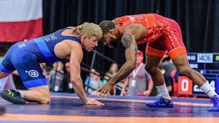 Kyle Dake vs Jordan Burroughs  2017 US Open Finals [upl. by Eidna838]