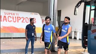 🚨INDIAN TEAM ARRIVES FOR PRACTICE SESSION  DAY3  Ryan ten doeschate joins team exclusive [upl. by Sension]