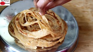 Wheat Parotta Recipe  How To Make Soft Kerala Wheat Porotta  Malabar Wheat Parotta  Iftar Recipes [upl. by Inilahs]