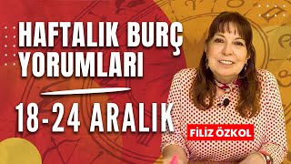 Filiz Özkol ile haftalık burç yorumları  18  24 Aralık [upl. by Bora]