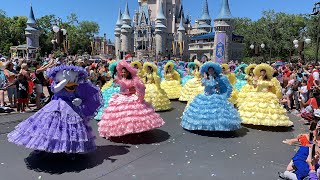 Disney Easter Parade at Magic Kingdom featuring ‪Azalea Trail Maids‬ [upl. by Kopp]