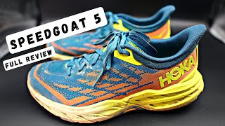 Hoka Speedgoat 5 Full Review  The best trail shoe of 2022 [upl. by Thorwald796]