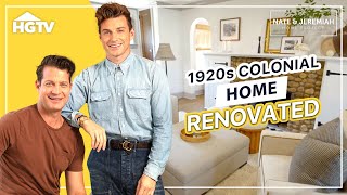 Crumbling 1920s Colonial Home Given Rejuvenating Renovation The Nate amp Jeremiah Home Project  HGTV [upl. by Plerre780]