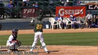 JORDAN PAROUBECK PROSPECT VIDEO OF SERRA HIGH SCHOOL [upl. by Seen]