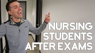 Nursing Students After Exams 😂 [upl. by Enoek]