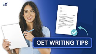 OET Writing Test  Tips amp Tricks for a high score [upl. by Barrett999]