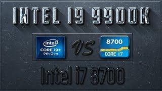 Intel i9 9900K vs i7 8700 Benchmarks  Test Review  Comparison  Gaming  10 Tests [upl. by Henriha]