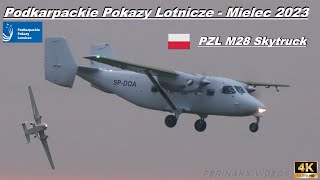 PZL M28 Skytruck 🇵🇱 ▲ Airshow Mielec 2023 [upl. by Frodi]