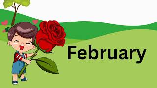 January February Months name  January February ki Spelling  Mahino ke naam January February March [upl. by Alehc]