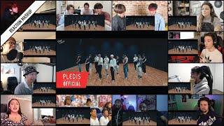 ‘Choreography Video SEVENTEEN  Anyone’ reaction mashup [upl. by Vento]