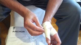 Thumb Taping  Tape Your Own Thumb for Volleyball Basketball and other Wrist Mobility Sports [upl. by Suiratnauq]