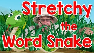 Stretchy the Word Snake  Phonics Song for Kids  Segmenting and Blending Words  Jack Hartmann [upl. by Jarlath]