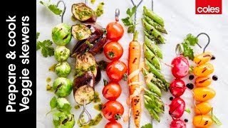 How to prepare and cook veggie skewers [upl. by Schild117]