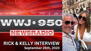 Kelly Dodd amp Rick Leventhal interview on 92623 WWJ News Radio 950 Detroit [upl. by Heurlin]