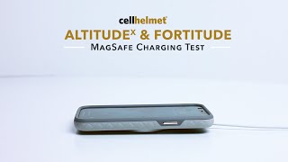 cellhelmet Altitude X amp Fortitude Cases  MagSafe Charging Test [upl. by Sixel]