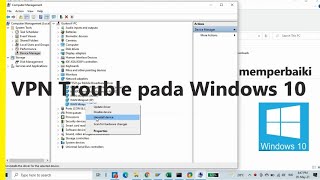 Cara Perbaiki VPN Error pada Windows 10  Connection to the remote computer could not be established [upl. by Euhc]