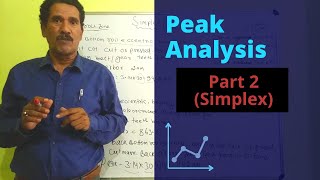 Peak Analysis Part 2 Simplex Stage [upl. by Ireland]