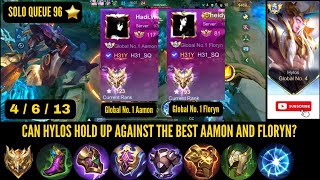 DARK SYSTEM MATCHMAKING 95 STARS HYLOS VS GLOBAL 1111 STARS RANK 1 AAMON AND FLORYN IN SOLO QUEUE [upl. by Man]