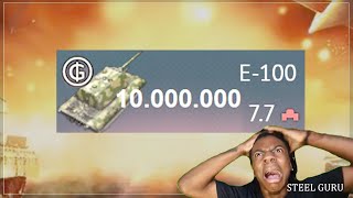 RAREST E100 GRIND Experience 💥💥💥 The most EXPENSIVE tank in game [upl. by Atiuqet546]