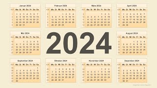 Kalender 2024 [upl. by Marcus]