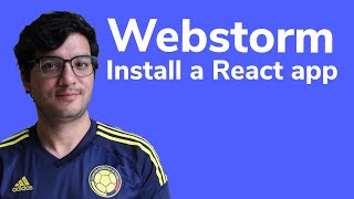 How to create a React Application using Webstorm in less than 10 min [upl. by Anelhtak482]