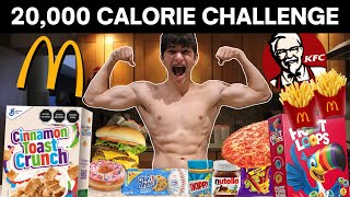 20000 CALORIE CHALLENGE  MAN VS FOOD [upl. by Elnar]