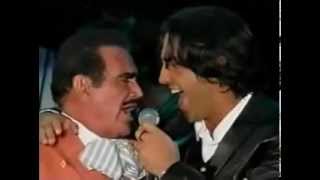 Alejandro y Vicente fernandez VOLVER VOLVER Y PERDON [upl. by Worrell945]