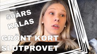 SLUTPROV I GRÖNT KORT  VLOGG [upl. by Hara]